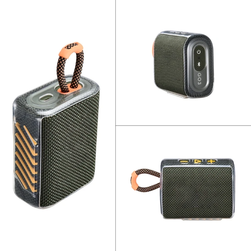 Gel sílice más nuevo para funda para altavoz portátil JBL GO 3, compatible con Fundas protectoras para viajes - imagen 2