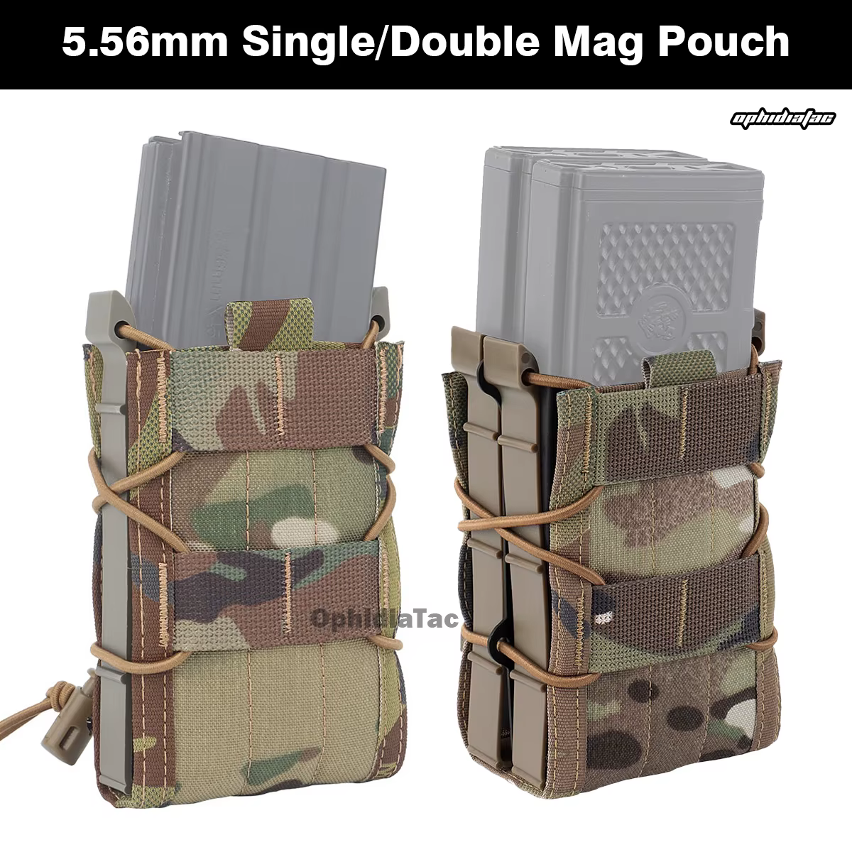 Tiger Mag Bolsa Cargador 5.56 MOLLE Nylon 1000D Extracción - imagen 3