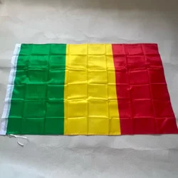 Bandera de Mali para interior y exterior en poliéster resistente