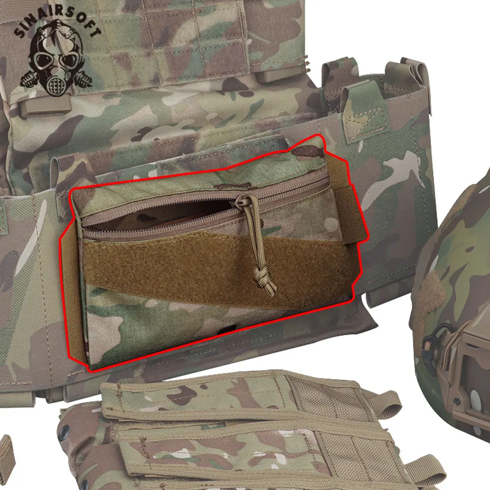 Bolsa táctica MOLLE GP, bolsa de almacenamiento de Panel de gancho Universal, organizador de utilidad de nailon para herramientas, accesorios de caza, equipo