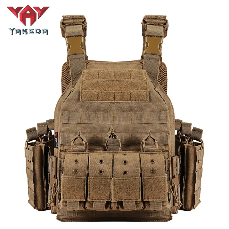 Yakeda-Chaleco táctico de eliminación rápida, equipo de aventura en la naturaleza Cs para exteriores, traje de entrenamiento con nailon multicolor opcional - imagen 5