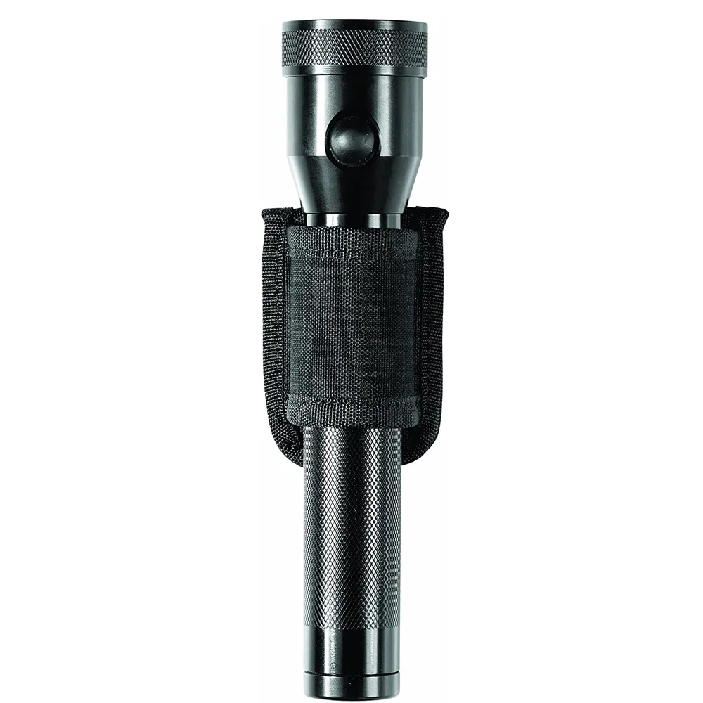 Soporte de linterna con tapa abierta, soporte compacto para luz, correa de anillo para linterna, cinturón de trabajo, tejido de baloncesto, funda transportadora de luz en D - imagen 4