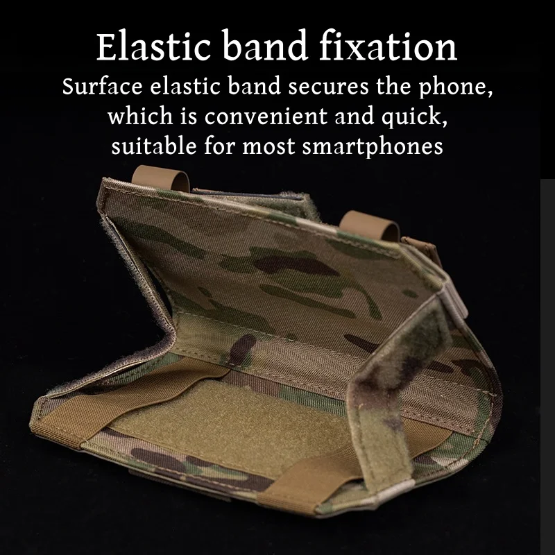 Bolsa de teléfono móvil para acampar, accesorios de Paintball CS, sistema Molle, equipo deportivo al aire libre, almacenamiento de anillo elástico - imagen 4