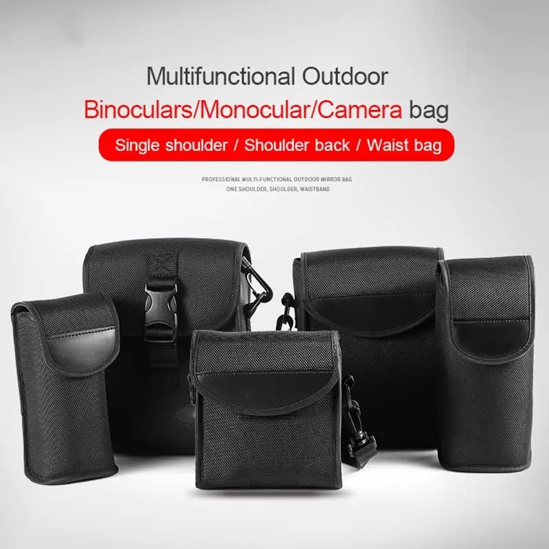 Bolsa para binoculares, funda para cámara portátil de 50mm, tela oxford 1680D, bolsas de hombro/mensaje, correa Binocular, funda para cámara telescópica - imagen 5