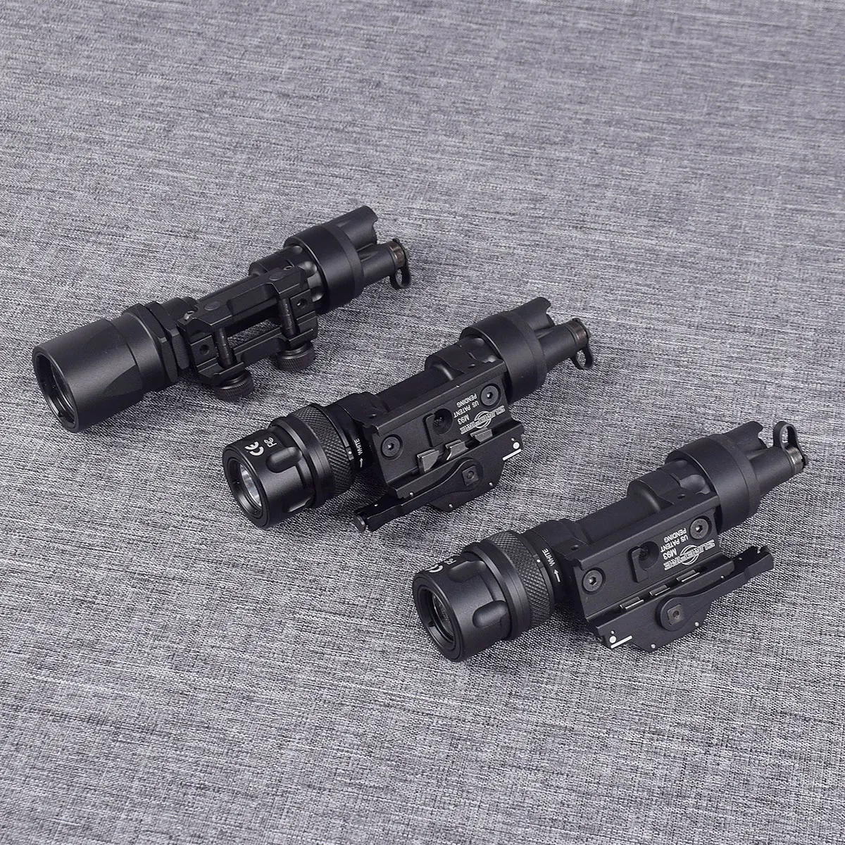 Linterna táctica Surefire M951 M952 IR LED potente estroboscópica de Metal, luz de explorador, lámpara para arma de caza, riel Picatinny de 20mm, montaje QD - imagen 5