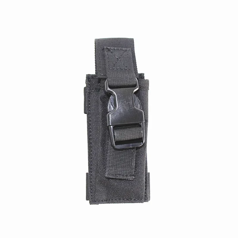 Molle soporte de linterna táctica para exteriores, bolsa de revista de pistola única, cuchillo de caza, funda de linterna, bolsa multiherramienta - imagen 4