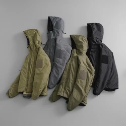 Chaqueta Gen 2 impermeable cortavientos con capucha cálida de algodón