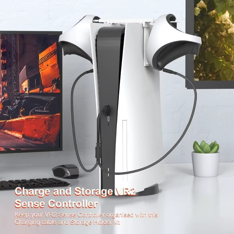 Durablility soporte para auriculares con cable de carga - imagen 4
