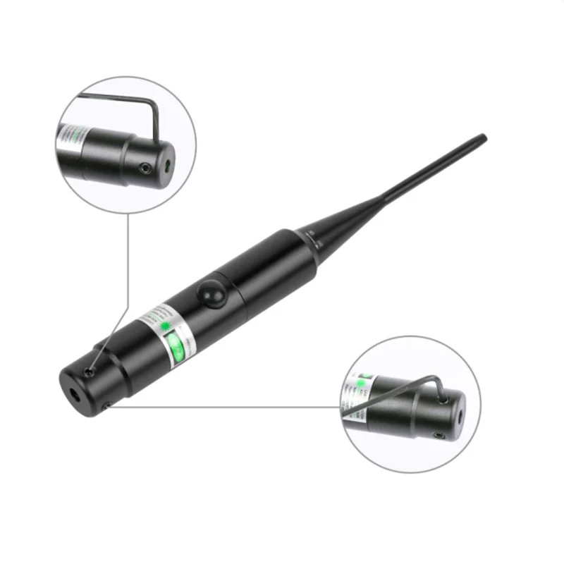 Kit de mira de orificio láser Calibre 177.22 a.50.64 Colimador láser Boresighter láser universal Batería incluida - imagen 5