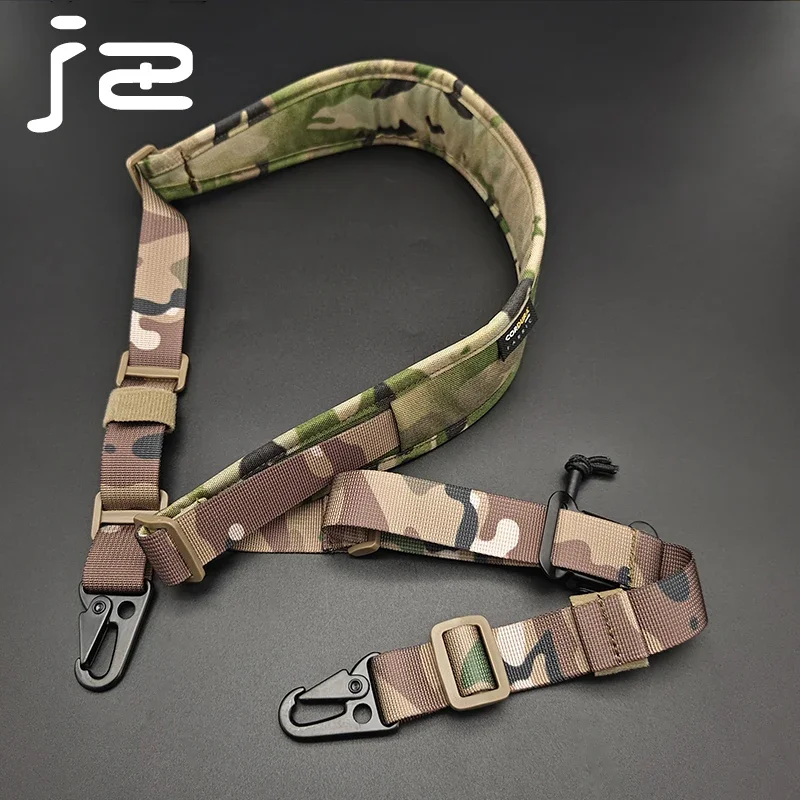 Eslinga para Rifle táctico, correa Modular multifuncional, extraíble, 2 puntos/1 punto, 2,25 ", accesorios de caza acolchados - imagen 3