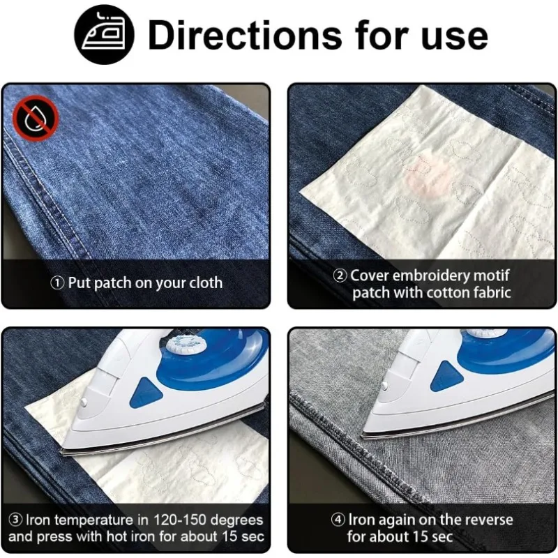 A ~ Z letras del alfabeto inglés negro con apliques bordados de borde blanco, parches termoadhesivos para ropa de tela - imagen 5