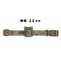 Adaptador de funda de pistola Modular de Metal táctico, cinturón de muslo para caza, cinturón Airsoft, transporte de pierna, accesorios de plataforma QLS