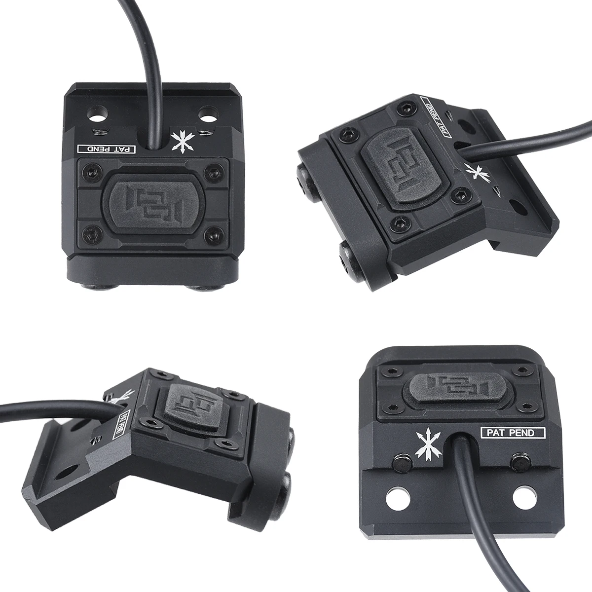 Interruptor de presión remota UNITY para Surefire M300 M600 2,5/3,5mm/botón de enchufe SF para DBAL-A2 PEQ15 láser compatible con riel Mlok Keymod de 20mm - imagen 2