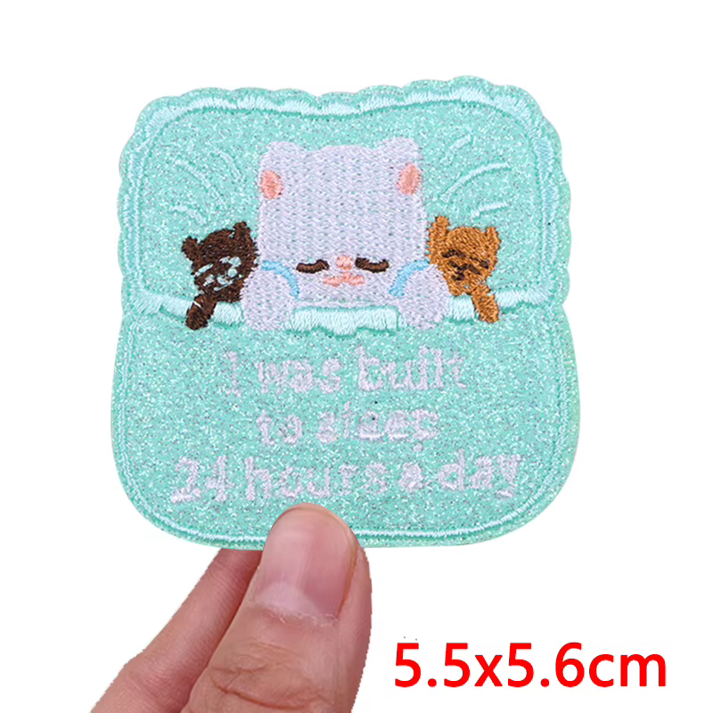 Parche bordado termoadhesivo de animales estilo dibujos animados - imagen 3