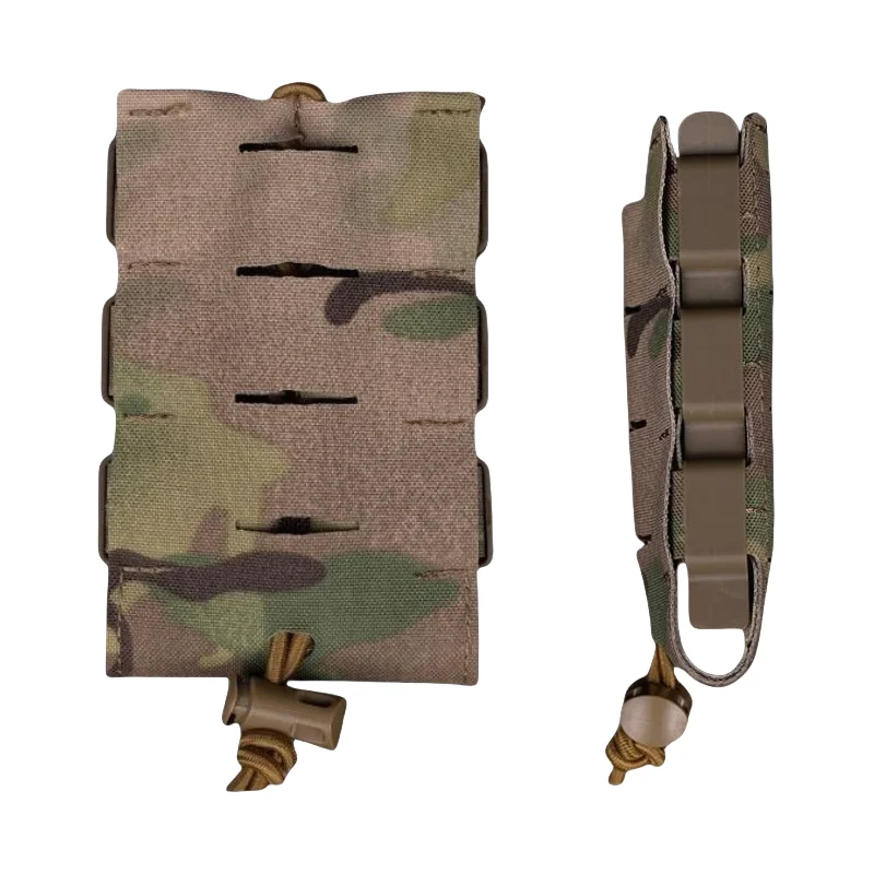 Bolsa para equipo al aire libre compatible con MOLLE |   Portarrollos de liberación rápida para uso universal |   Organizador de panel de cintura de camuflaje - imagen 3