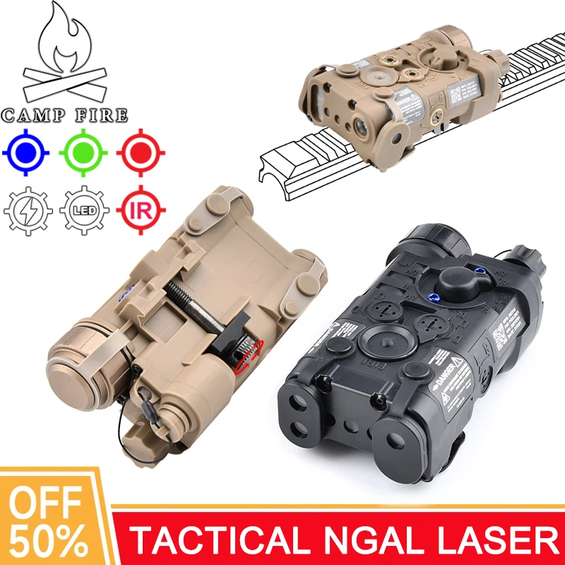 NGAL Nylon función completa L3-NGAL indicador láser AR15 linterna táctica Airsoft accesorios MAWLC1 PEQ PEQ-15OGL DBAL-A2 - imagen 2