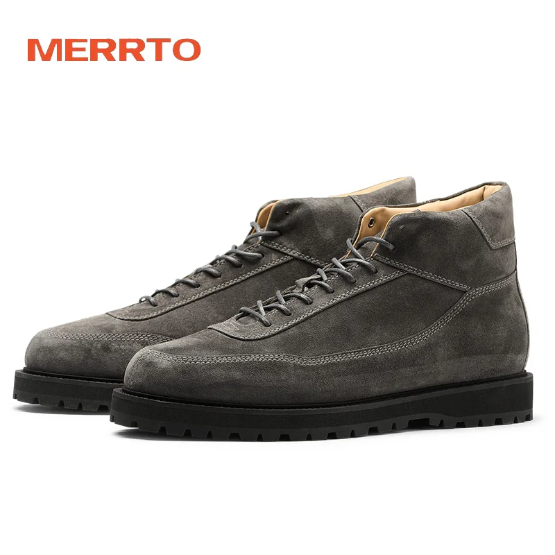 Botas cuero MERRTO impermeables – Tácticas senderismo y caza - imagen 2