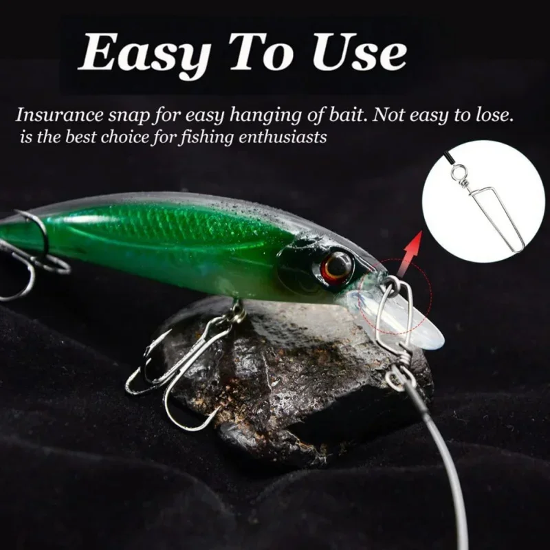 Línea de fluorocarbono con girador para pesca salada y dulce - imagen 2