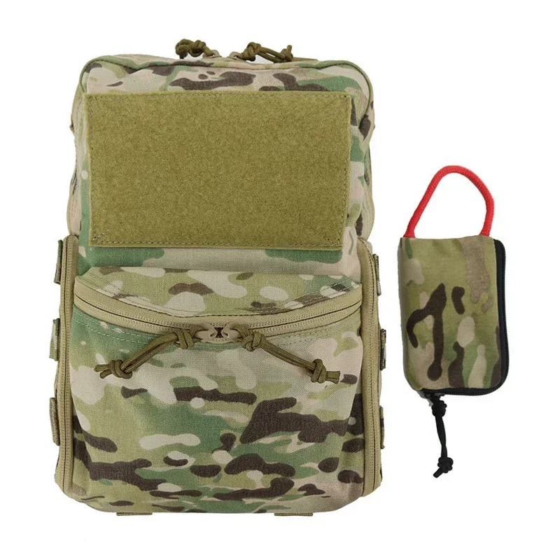 Mochila táctica Molle, chaleco de asalto Airsoft, bolsa de hidratación, equipo de combate Multicam, Mini bolsa portadora de caza al aire libre - imagen 4