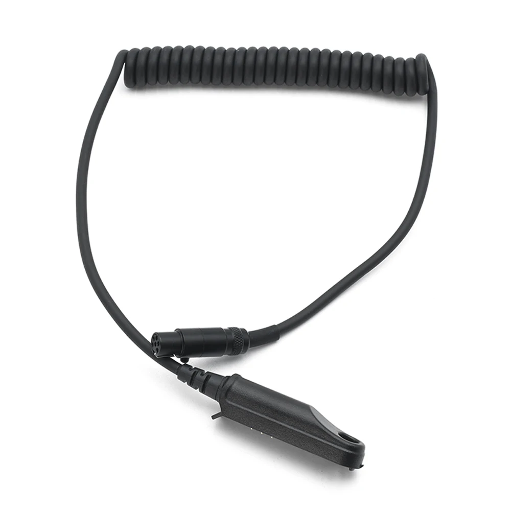 El cable de salida inferior de walkie-talkie multifunción y multitipo se connecte al auricular de walkie-talkie PTT - imagen 3