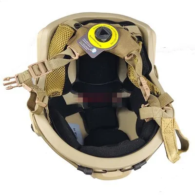 Casco balístico IIIA UHMW-PE con forro premium, equipo de caza verde grande, generación 2, - imagen 3