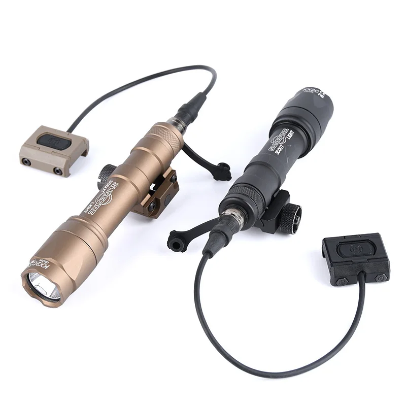 Sure Fire-linterna táctica M600C PortableScout, luz de Metal con interruptor Modbutton, luz de pistola Airsoft, linterna de Rifle de caza - imagen 4