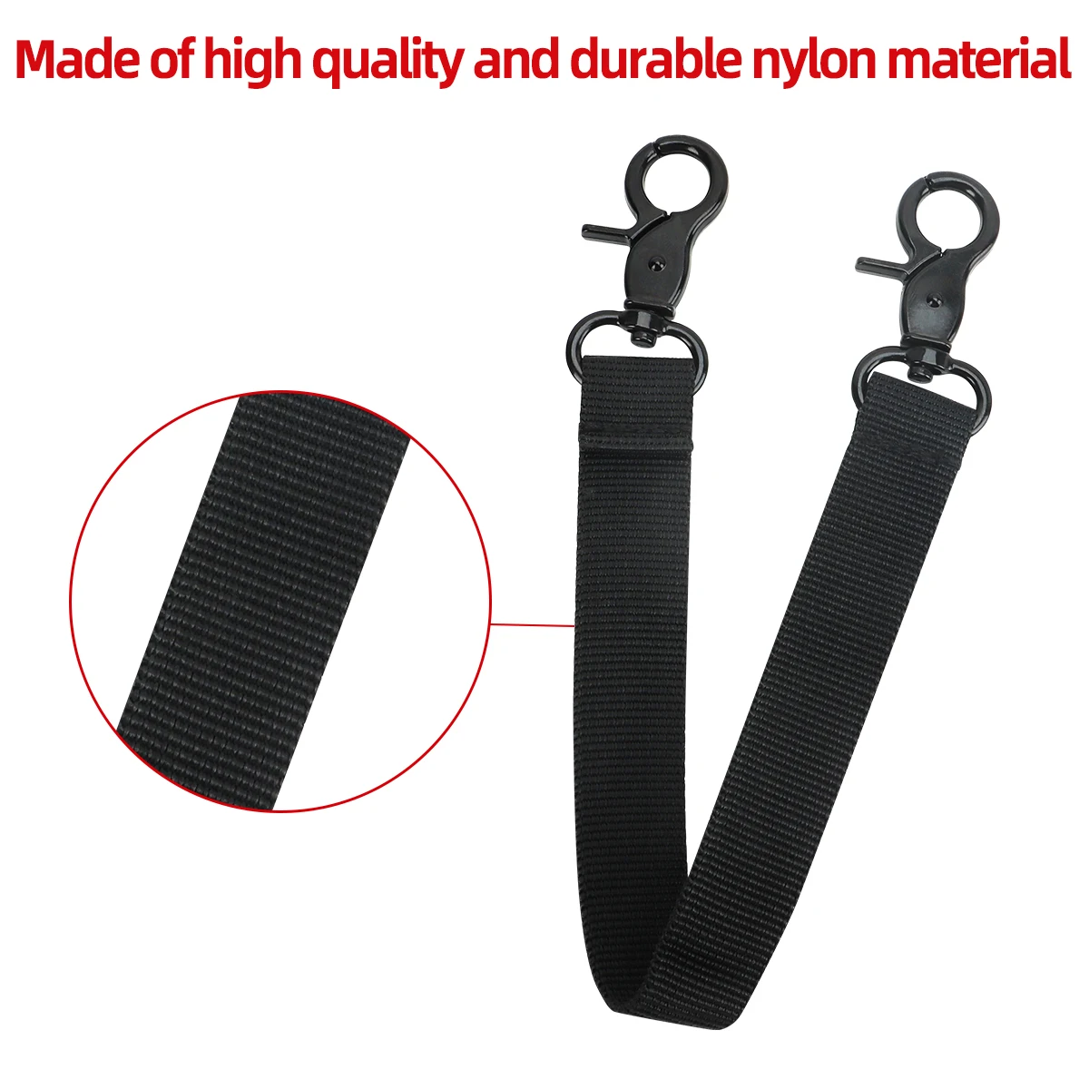 ABBREE-funda de Radio con correa antideslizante de nailon, compatible con Baofeng MSC 20A 20B 20C 20D 20K, correa para escalar al aire libre - imagen 2