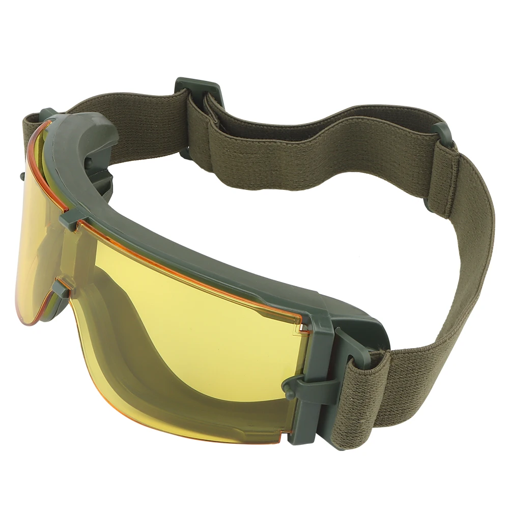 Airsoft-gafas tácticas militares para hombre y mujer, lentes de protección de Paintball para motocicleta, casco táctico - imagen 4
