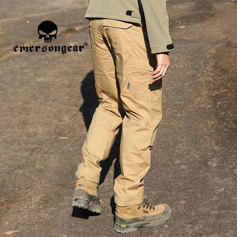 Emersongear etiqueta azul táctica ajuste ergonómico pantalones largos de carga para hombres Milsim caza senderismo deportes al aire libre - imagen 4