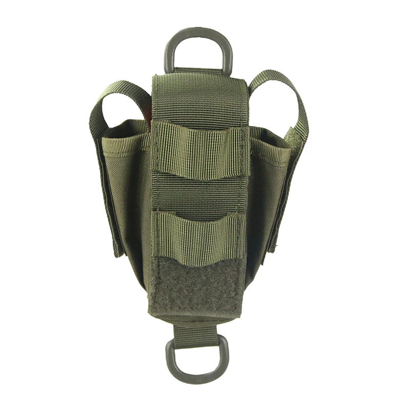 LQARMY Bolsa Munición Multifunción Herramientas Bolsa Cuchillos Molle Táctica Linternas Batton Plegables Cinturón Accesorios Mochila - imagen 2