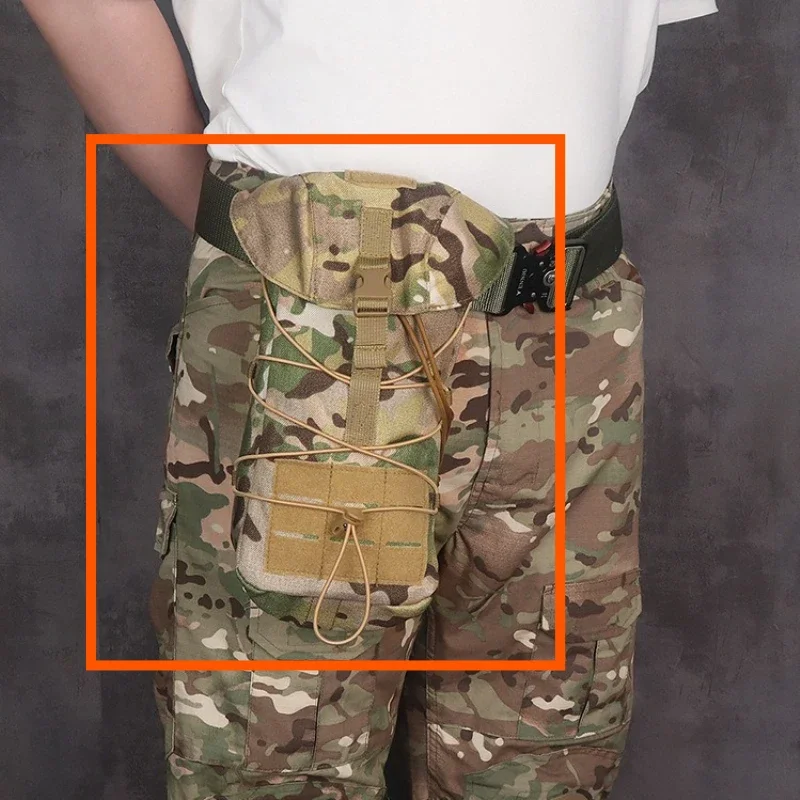 Bolsa de reciclaje al aire libre de 30CM, bolsa de utilidad grande Universal multifuncional, bolsa Molle de cintura táctica, bolsa de accesorios para chaleco - imagen 2