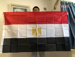 SKY Bandera de Egipto Poliéster Doble Cara Alta Calidad