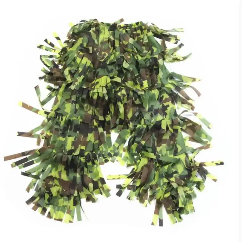 Traje Ghillie para niños de 1,1 m a 1,5 m, ropa de juego de camuflaje completo, capa de jungla Geely para niños, ideal para juegos de camuflaje - imagen 5