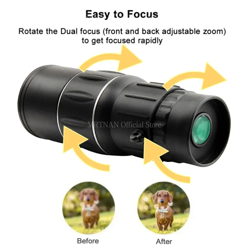 Monocular táctico HD largo alcance para caza y observación - imagen 5