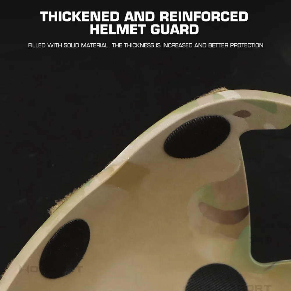 Protector táctico rápido para casco, placa protectora ligera SF de corte súper alto, accesorios de tiro Airsoft más gruesos - imagen 4