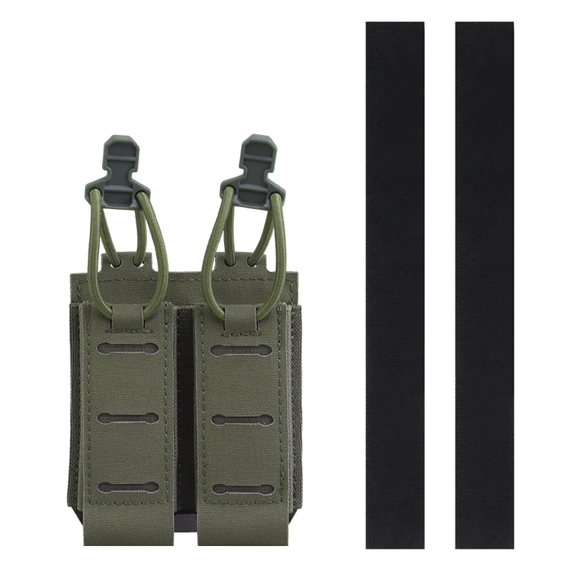 Paquete de accesorios tácticos MOLLE doble de 9MM, linterna multiusos montada en la cintura para exteriores, bolsa de herramientas diversas - imagen 2