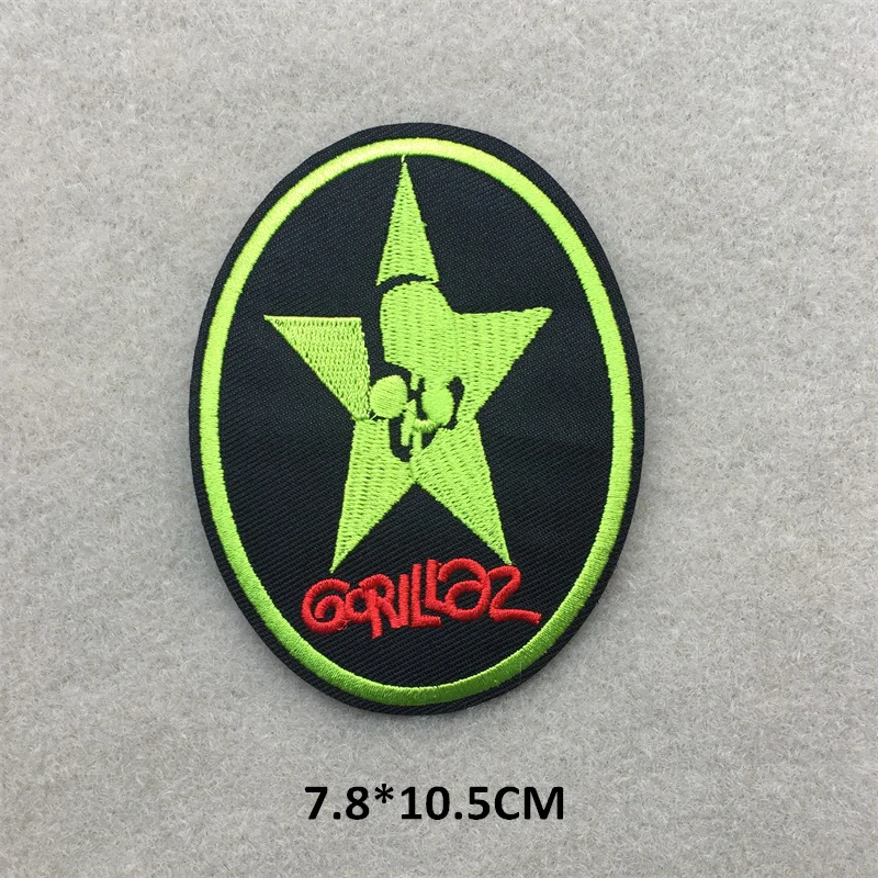 Parches bordados de banda de Rock para ropa, pegatinas para chaqueta, apliques para planchar, DIY - imagen 3