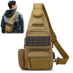Tactical Sling Chest Pack Crossbody Shoulder Pouch Outdoor Handbag Camping Climbing Shoulder Backpack Hunting Bag