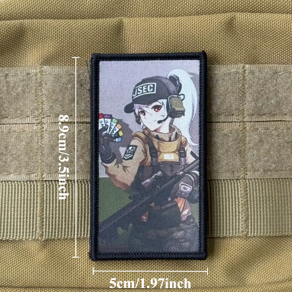 Parche táctico anime de velcro gancho y bucle para mochila - imagen 3