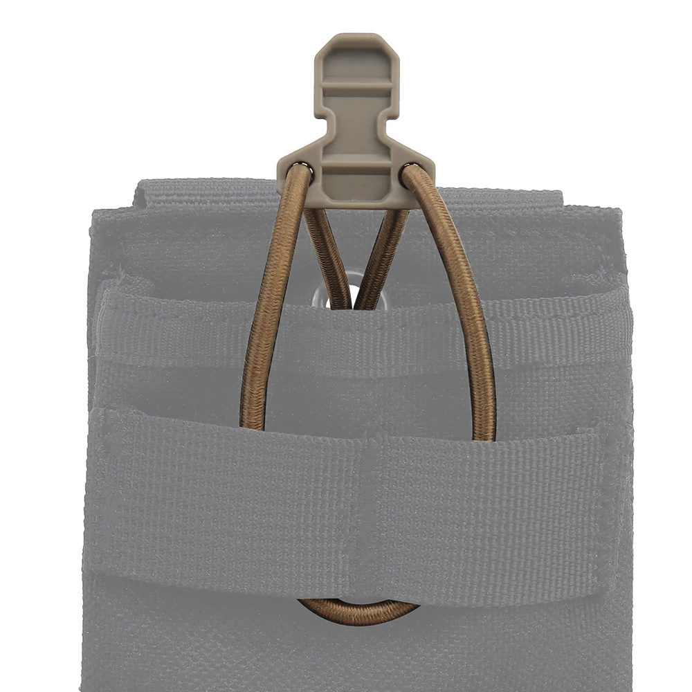 Retenedor de cordón de choque ajustable para cargador táctico, correas de retención elásticas de dibujo rápido para bolsa Mag, accesorios para chaleco - imagen 3