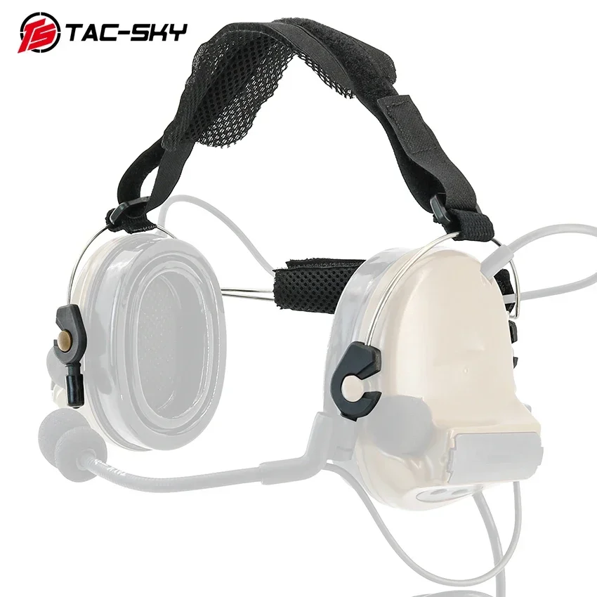 TAC-SKY Auriculares tácticos Accesorios para diadema compatibles con Pelto 、WADSN 、Z Auriculares tácticos COMTAC II III XPI para disparar - imagen 3