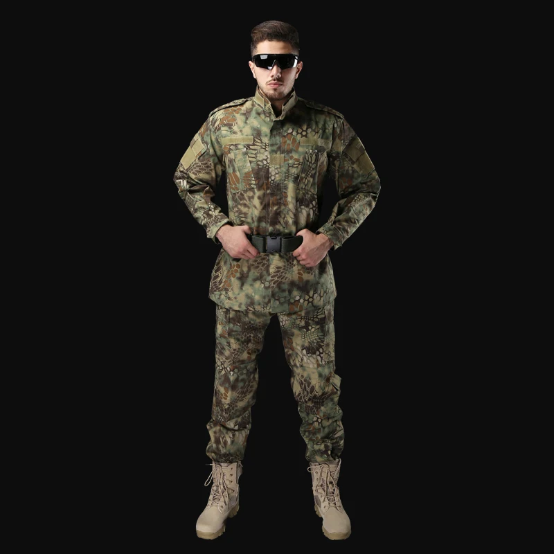 Traje BDU para hombre y mujer Cp Acu, traje de campo de pitón negro, traje de trabajo resistente a los arañazos - imagen 5
