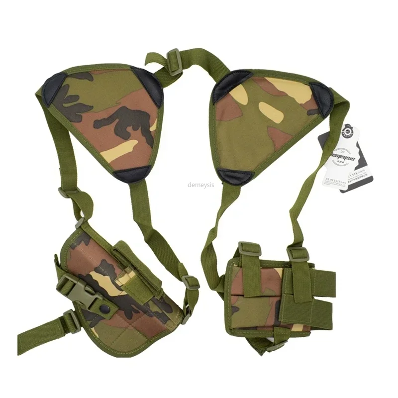 Funda de hombro táctica para mano derecha, bolsa de transporte oculta para pistola, entrenamiento de tiro Airsoft, ajuste Universal - imagen 2