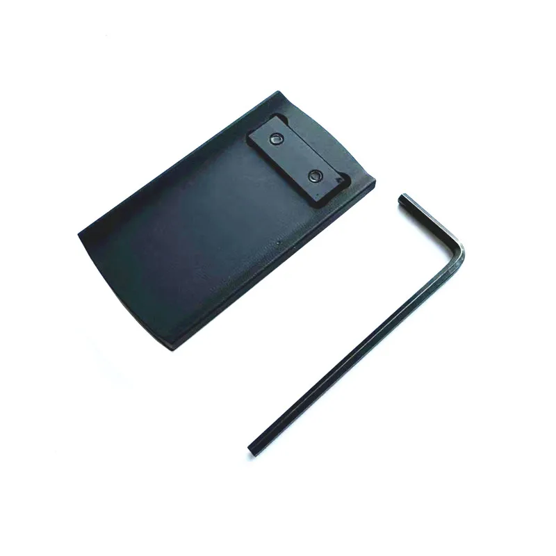 Placa de montaje de Base de alcance de punto rojo de Metal, compatible con adaptador Glock G17 19 20 25 26 42 43 - imagen 2