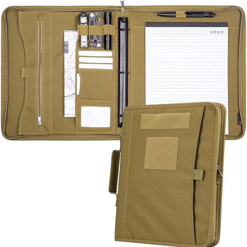 Carpeta de anillas para Padfolio al aire libre con hojas de papel de hojas sueltas, accesorios para cuaderno táctico resistente a la intemperie A4 A5 A6 - imagen 2