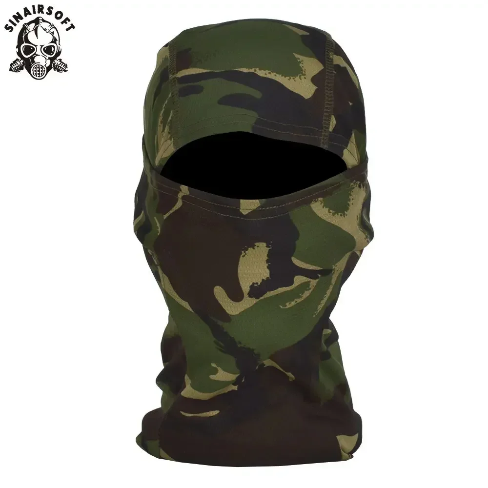 SINAIRSOFT-cascado de cara completa, máscara de camuflaje apta para Paintball, caza, Airsoft, calentador para deportes al aire libre, protector solar a prueba de viento enmascarado - imagen 3