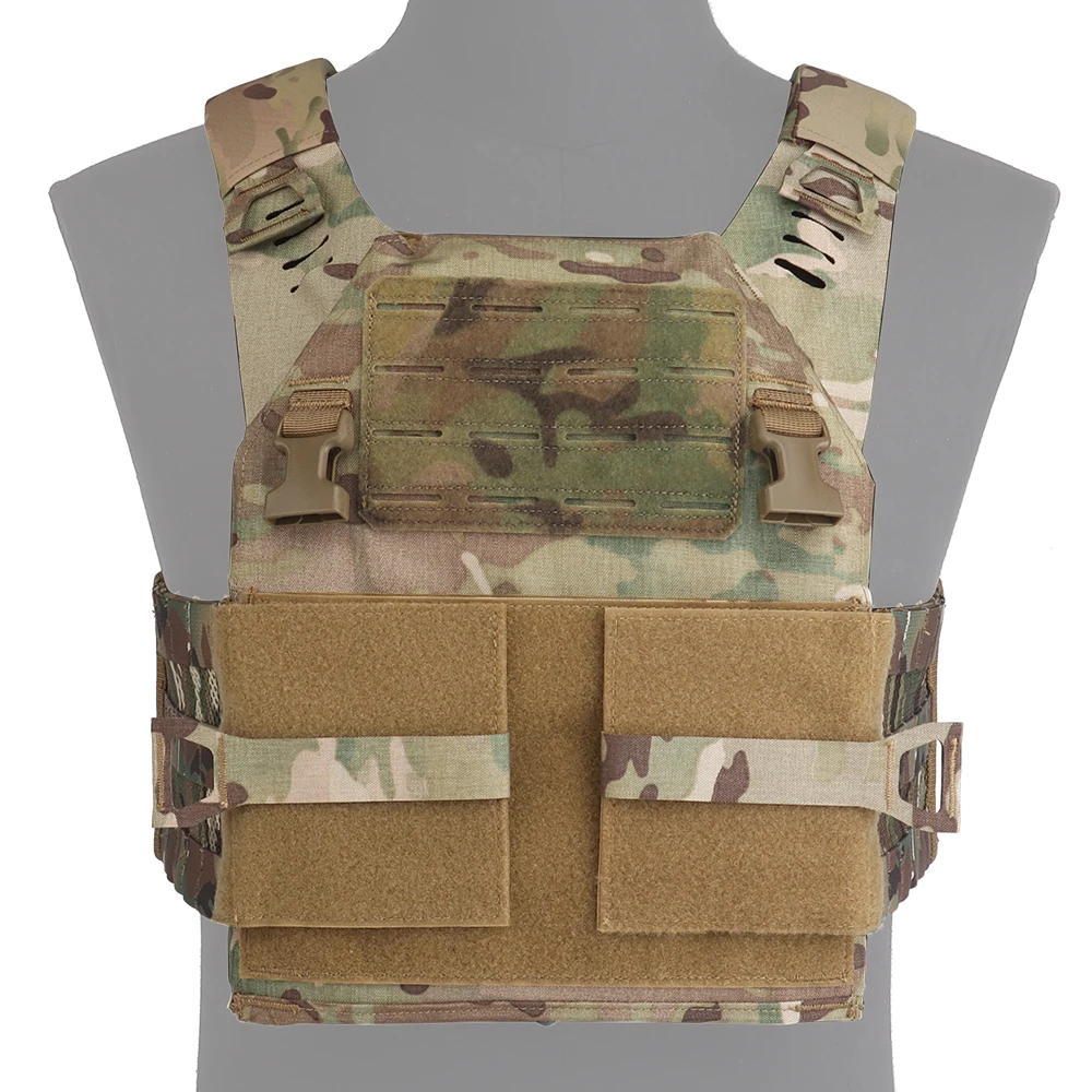 Portador de placa militar táctico, chaleco Airsoft de separación rápida, MOLLE, chaleco táctico ligero, equipo de caza de combate para Paintball - imagen 2