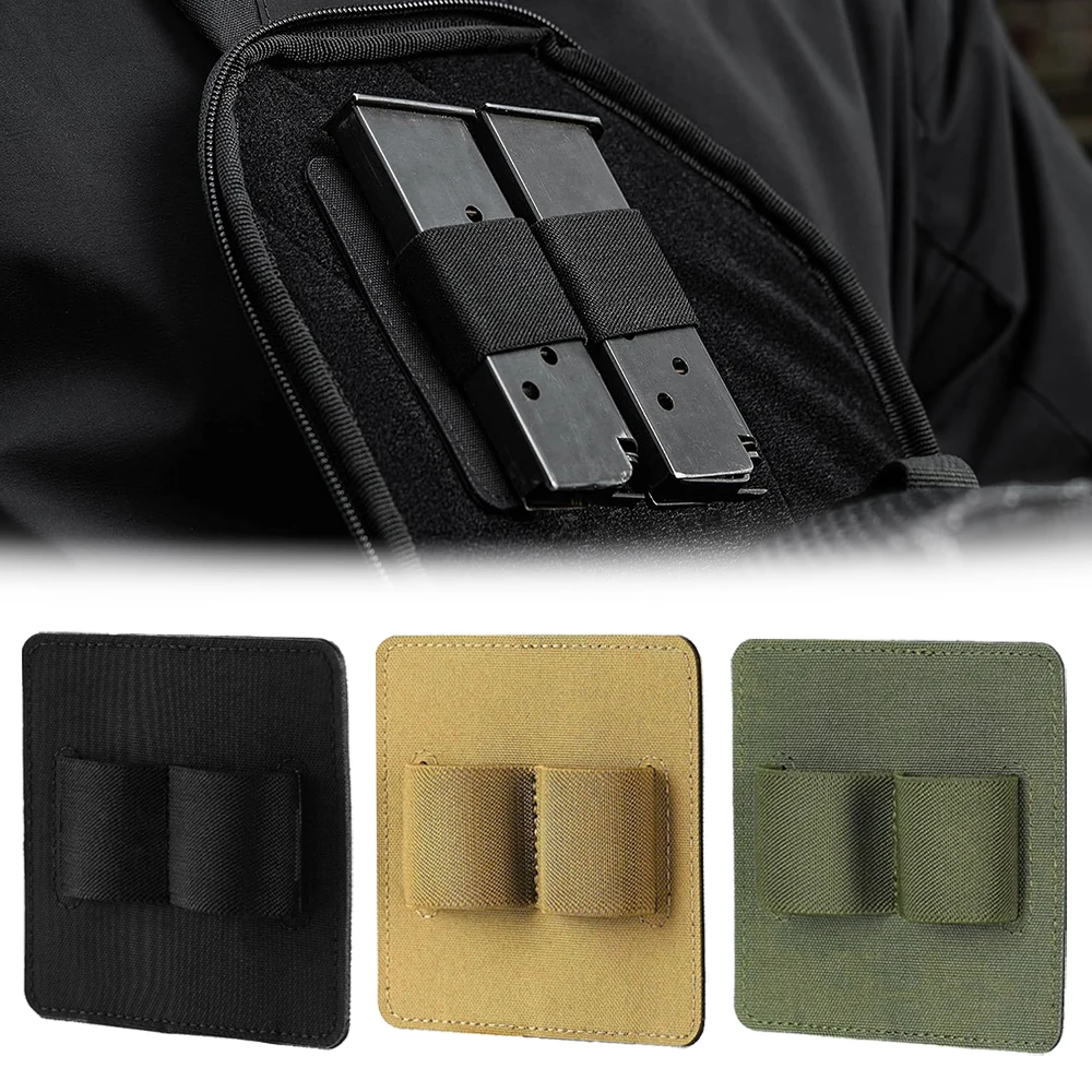 Funda táctica doble para revistas, bolsa de inserción Modular, doble soporte para revistas, mochila, aparejo de pecho, organizador, Panel, sujetadores de gancho - imagen 2