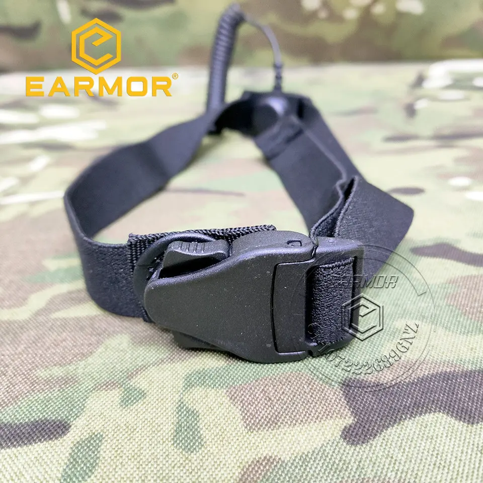 EARMOR S20 micrófono de orejera de tiro, banda para el cuello/micrófono de conducción ósea, adecuado para auriculares tácticos M32/M32H - imagen 4