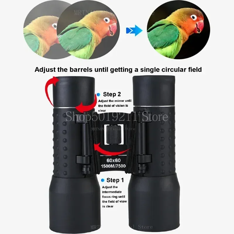 Prismáticos profesionales para exteriores, binoculares potentes para baja visión nocturna, turismo, Camping, caza, telescopio, 20-180X100 - imagen 2